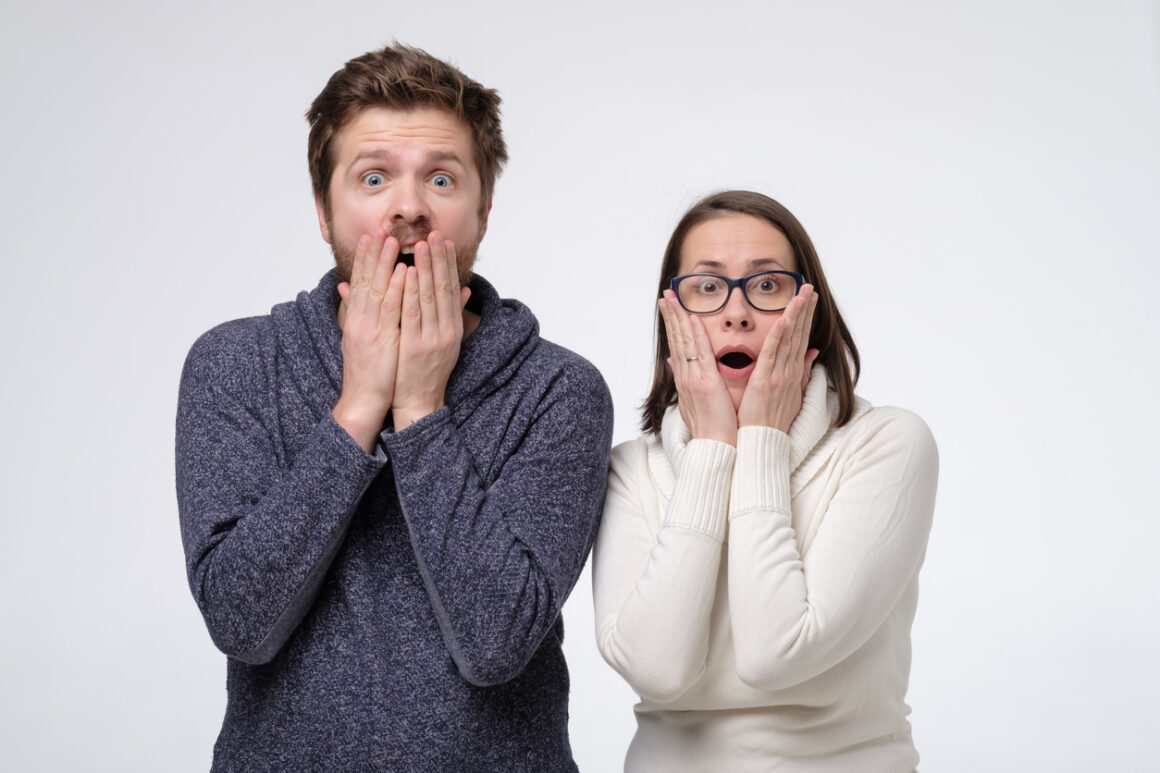 Image to two people shocked